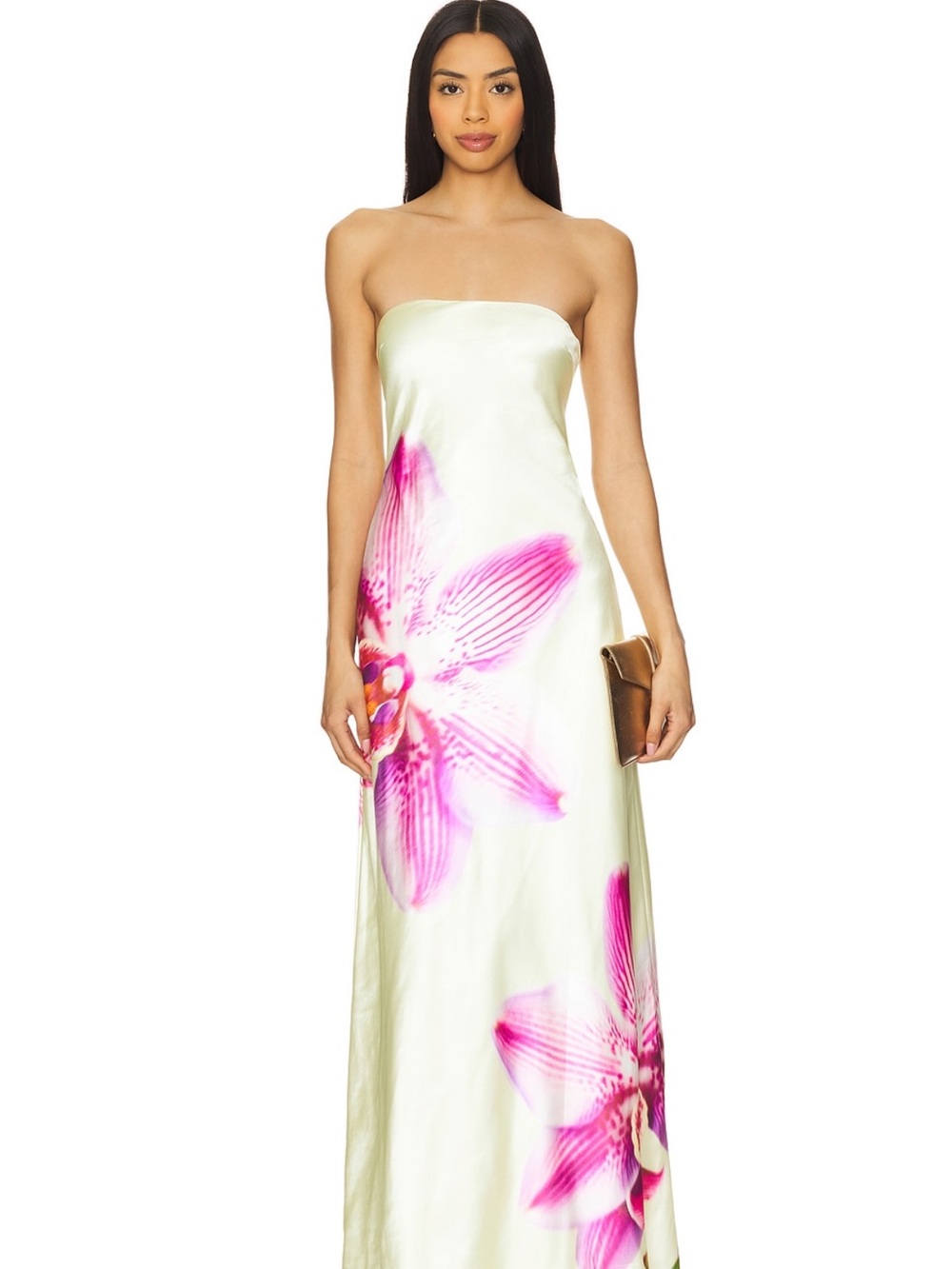 Runaway the Label Yellow and Pink Floral Maxi Dress size XXS new with tags!